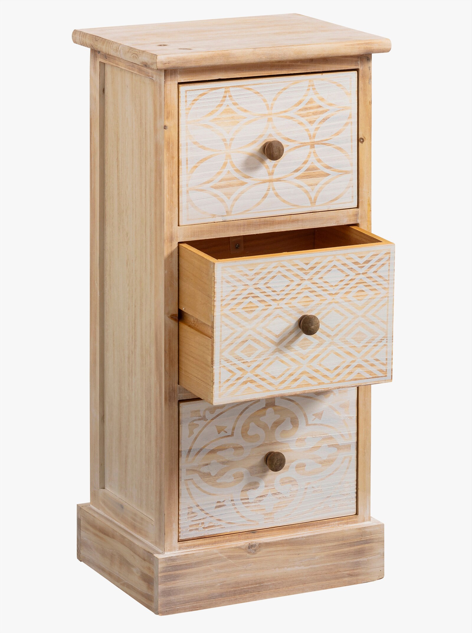 heine home Kommode - natur-weiß