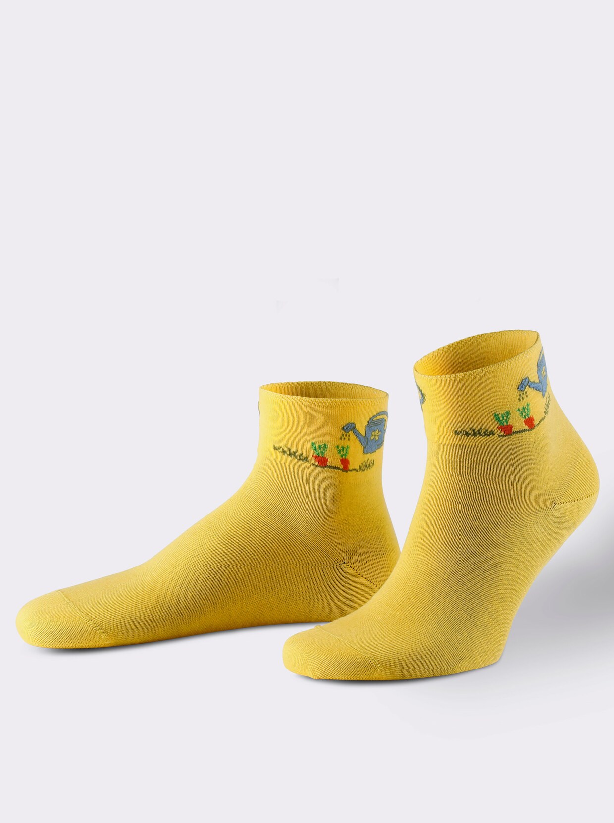 Rogo Damen-Socken - Giesskanne + Garten