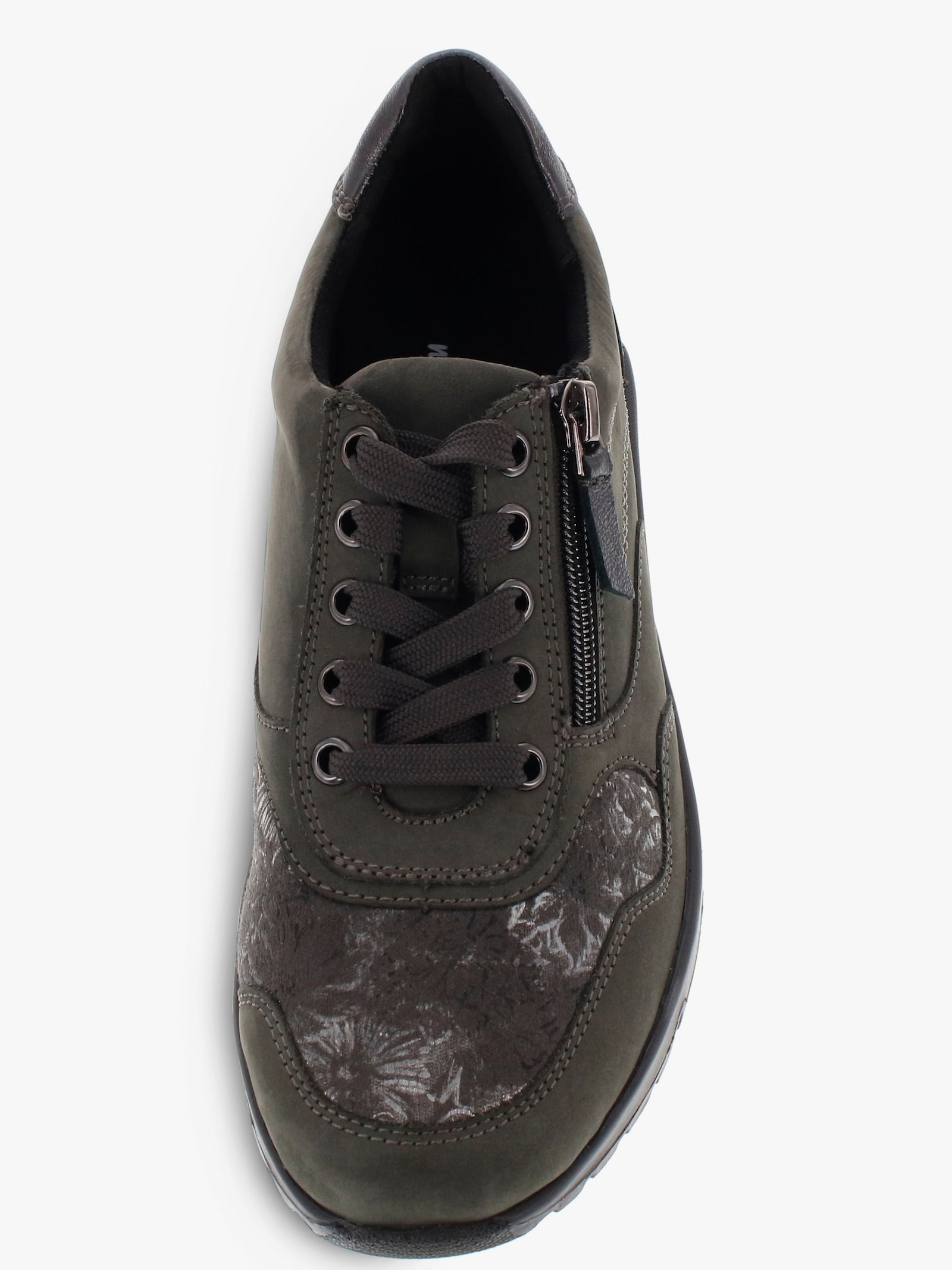 Naturläufer Sneaker mit Stretch-Einsatz, für kräftige Füße - grau