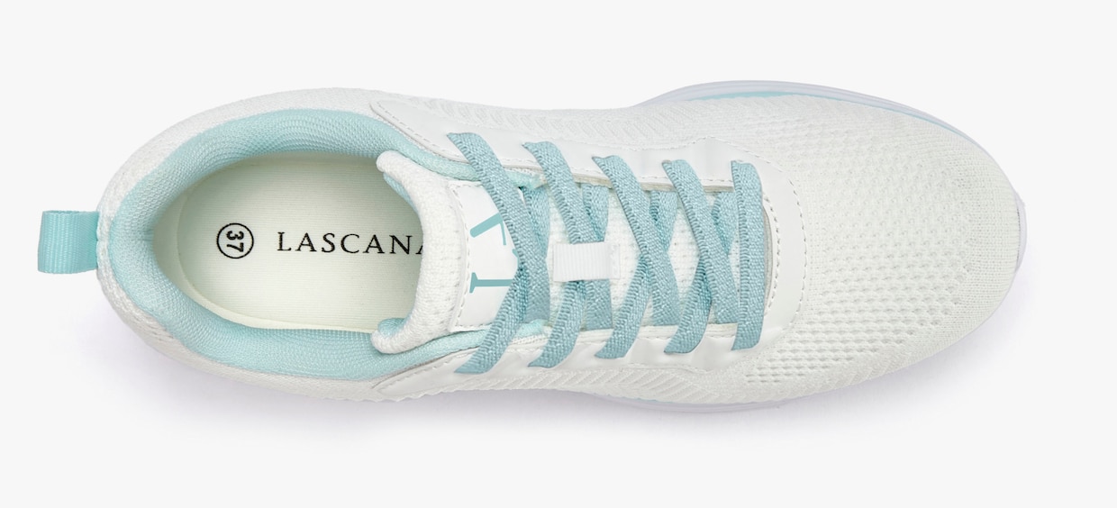 LASCANA Sneaker - weiss/mint