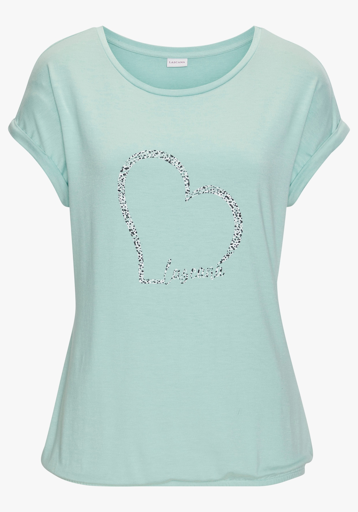 LASCANA Kurzarmshirt - mint
