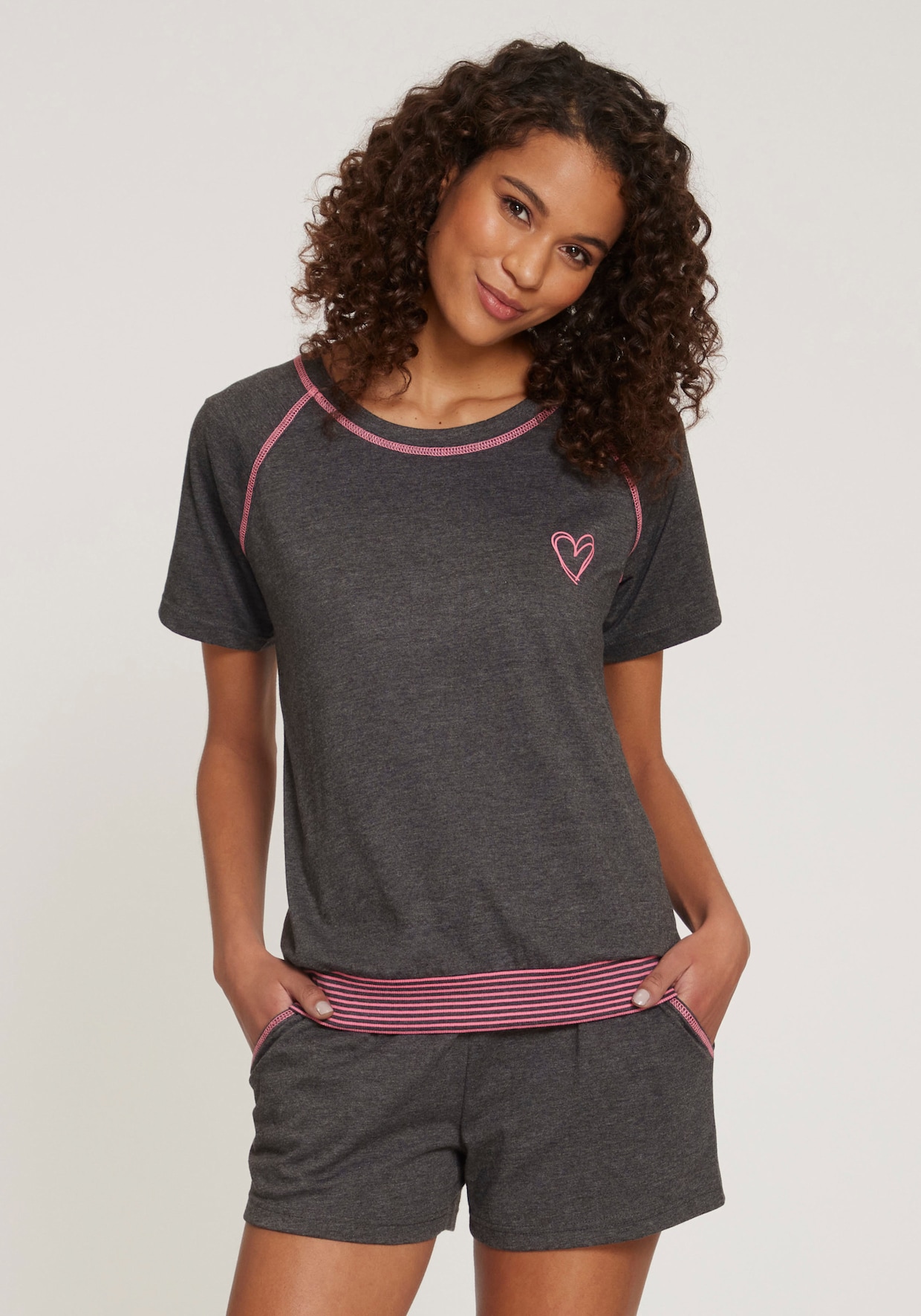 Vivance Dreams Shorty - anthrazit-meliert