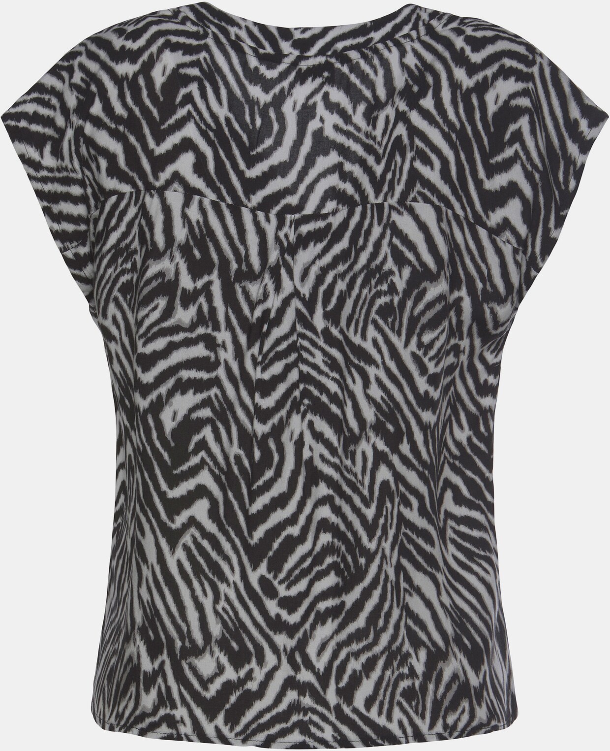 LASCANA Comfortabele blouse - zwart/crème bedrukt