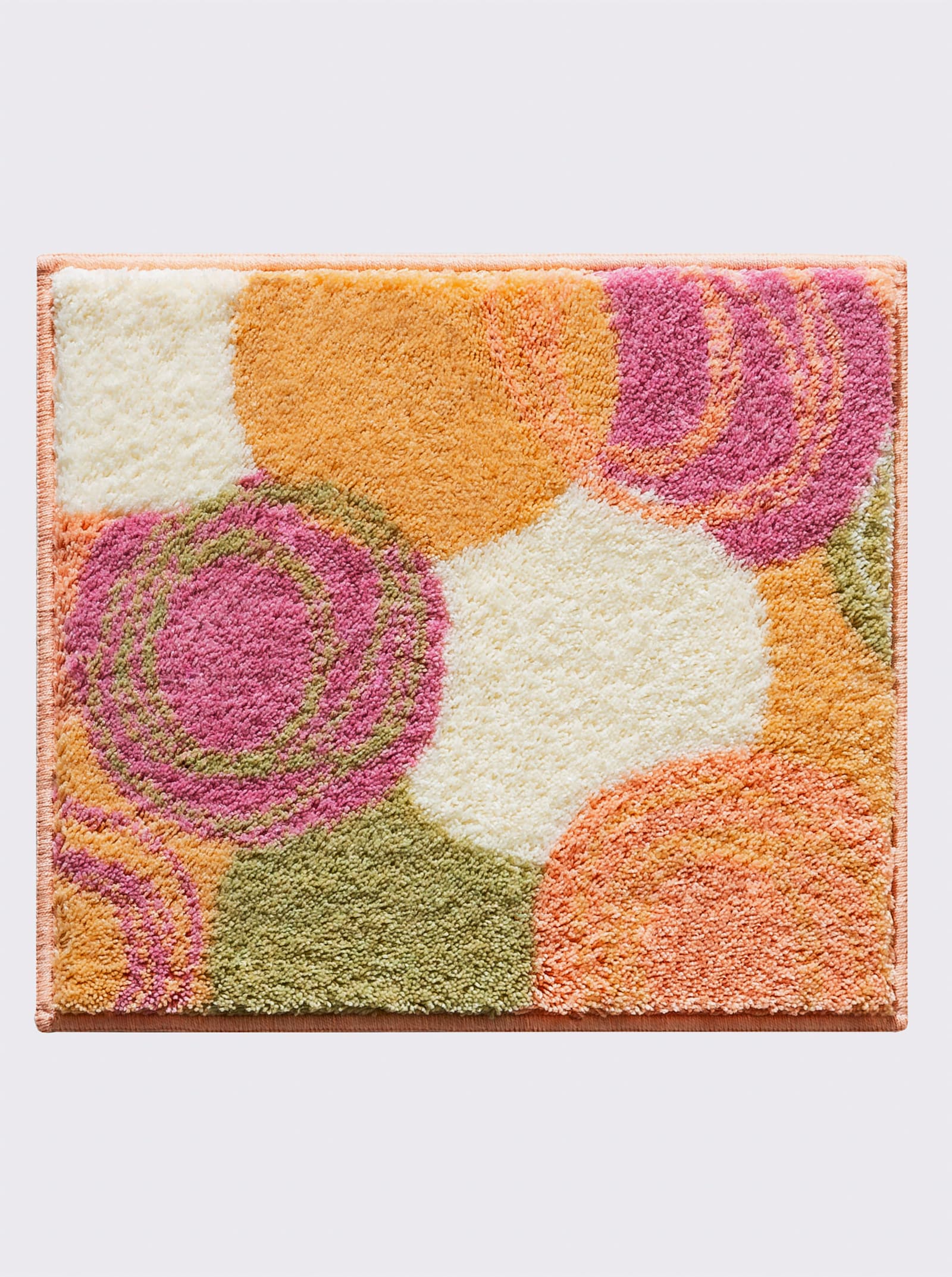 Grund Tapis de bain - rose-multicolore