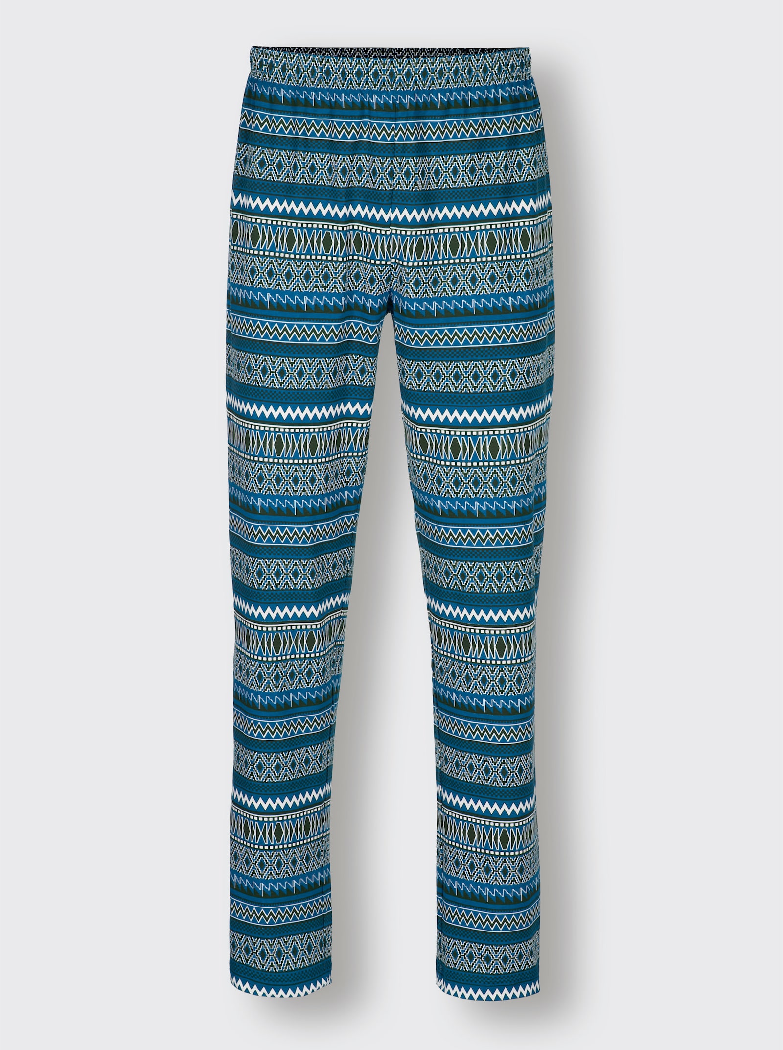 wäschepur men Schlafanzüge - dunkelrot-marine + topas-marine