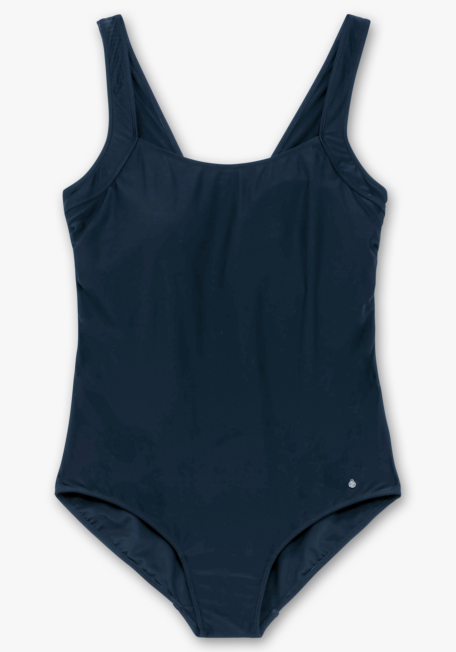 sheego Badeanzug mit Shaping-Effekt - tiefblau