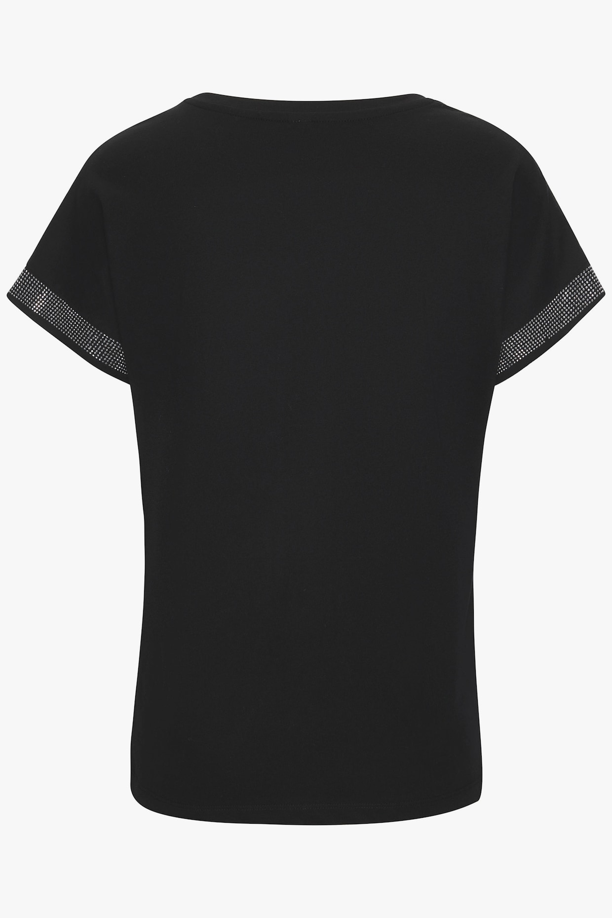 LASCANA Shirt met korte mouwen - zwart
