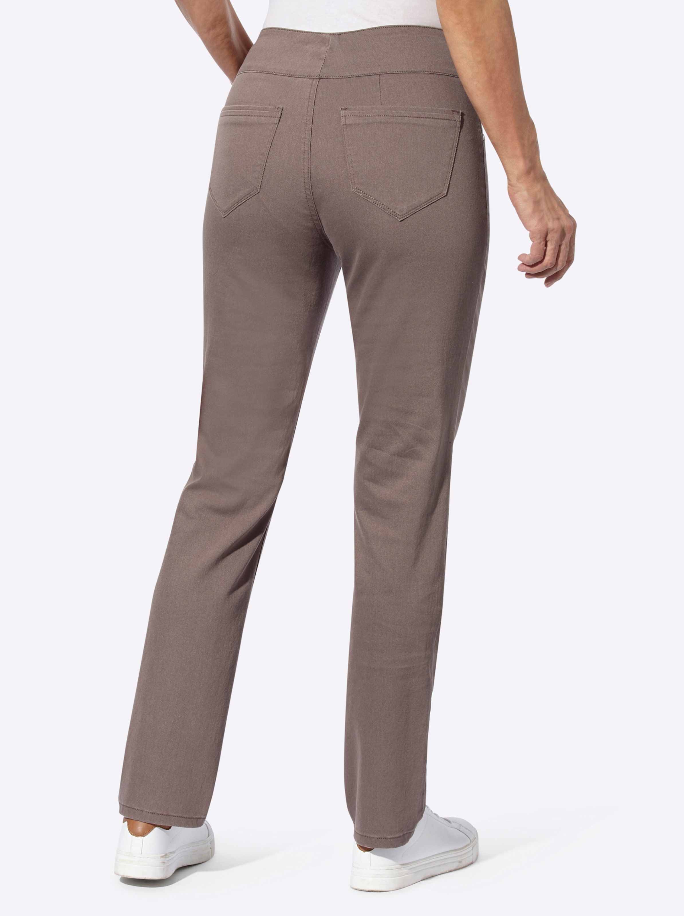 Casual Looks Damen Dunkeltaupe Schlupfhose von Baur - Bild 4