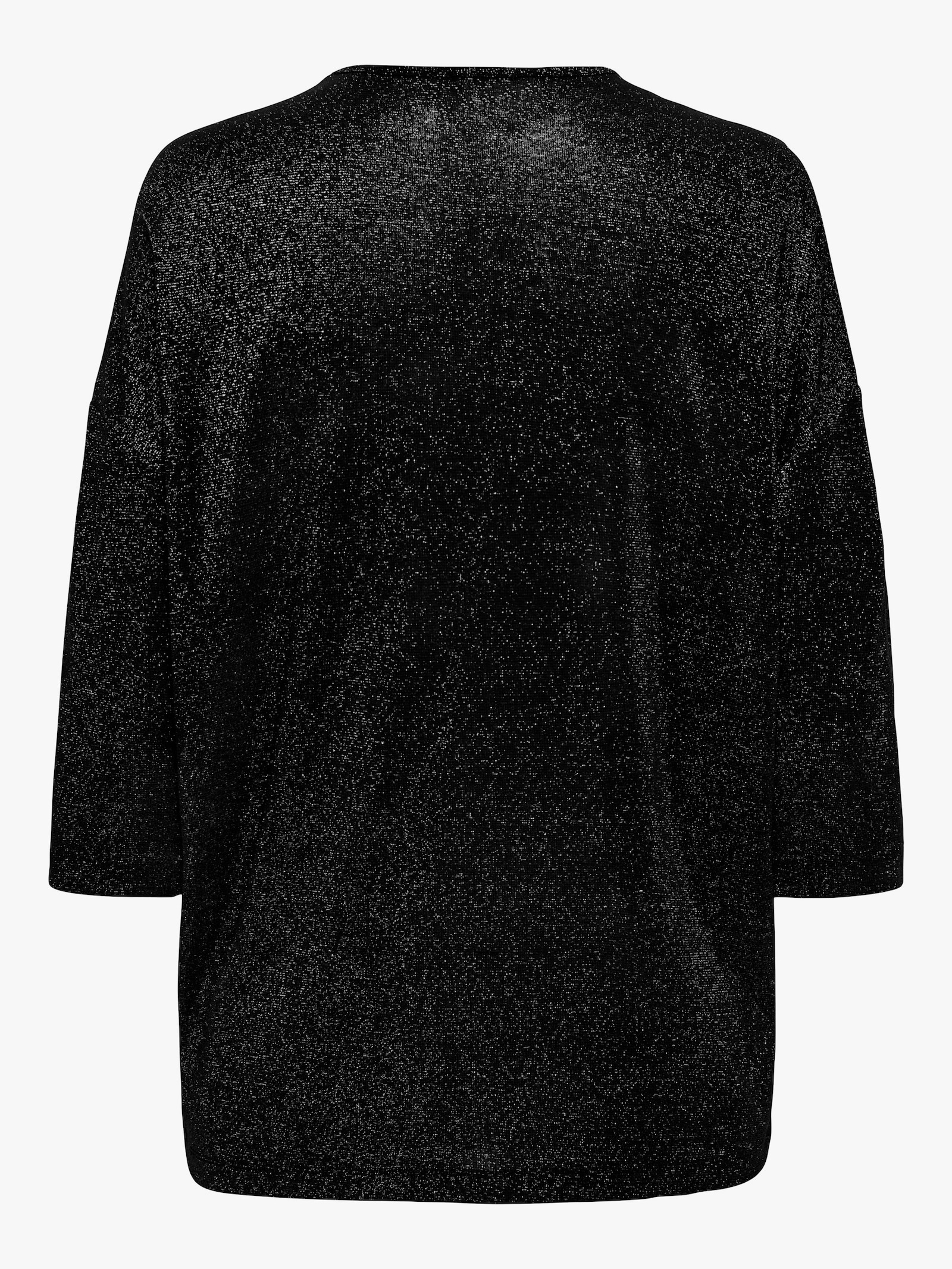 ONLY CARMAKOMA Oversize-Shirt - black detail:silver lurex