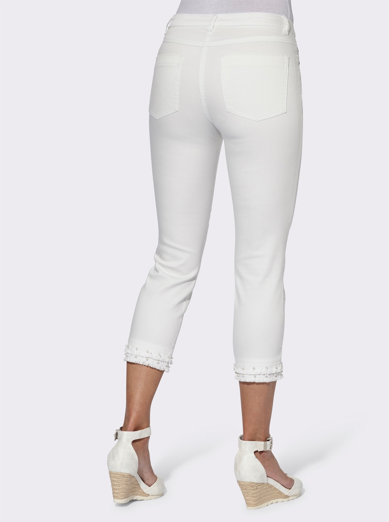 Jean 5 poches - blanc
