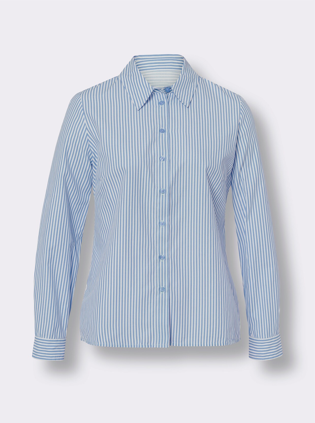 Gestreepte blouse - medium blauw gestreept