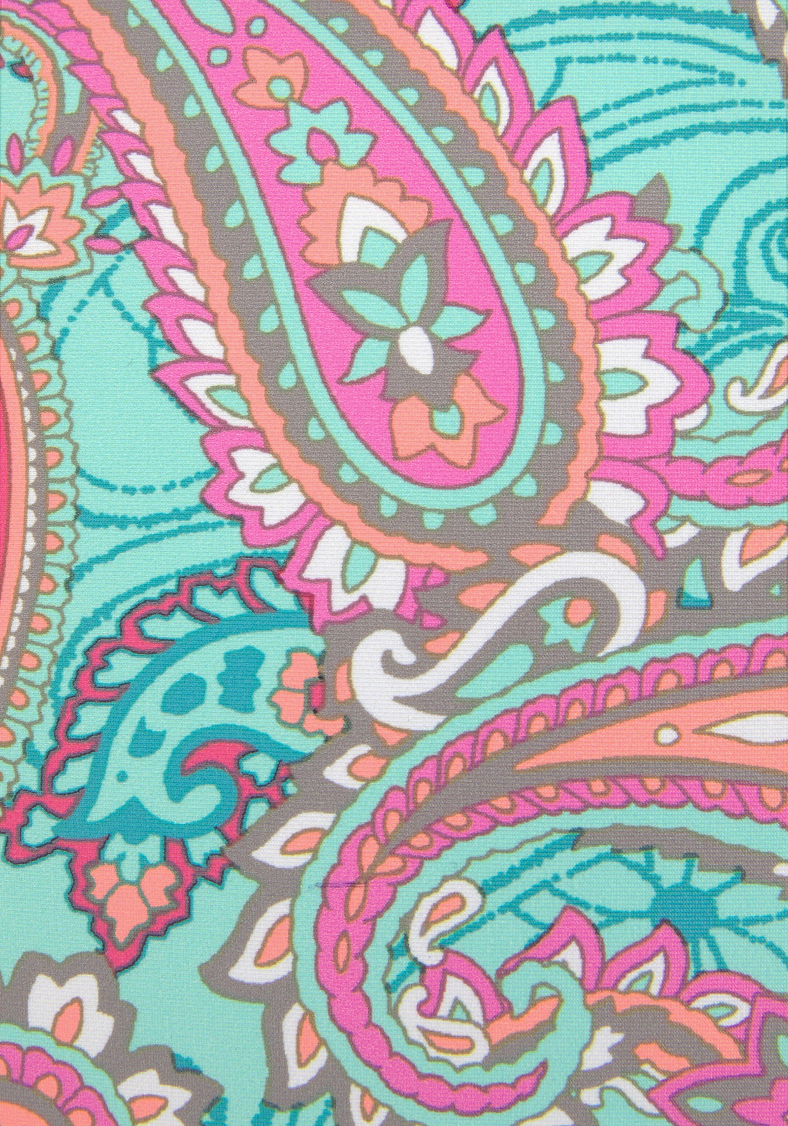 Venice Beach Highwaist bikinibroekje - mint geprint