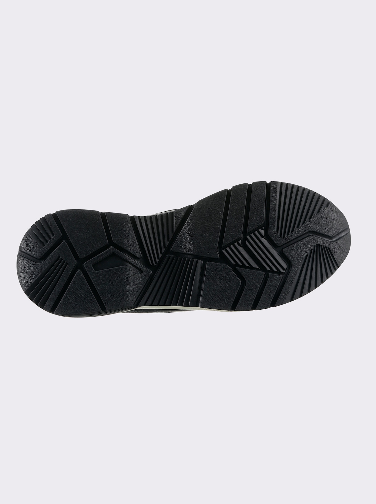 heine Sneaker - zwart/grijs gedessineerd