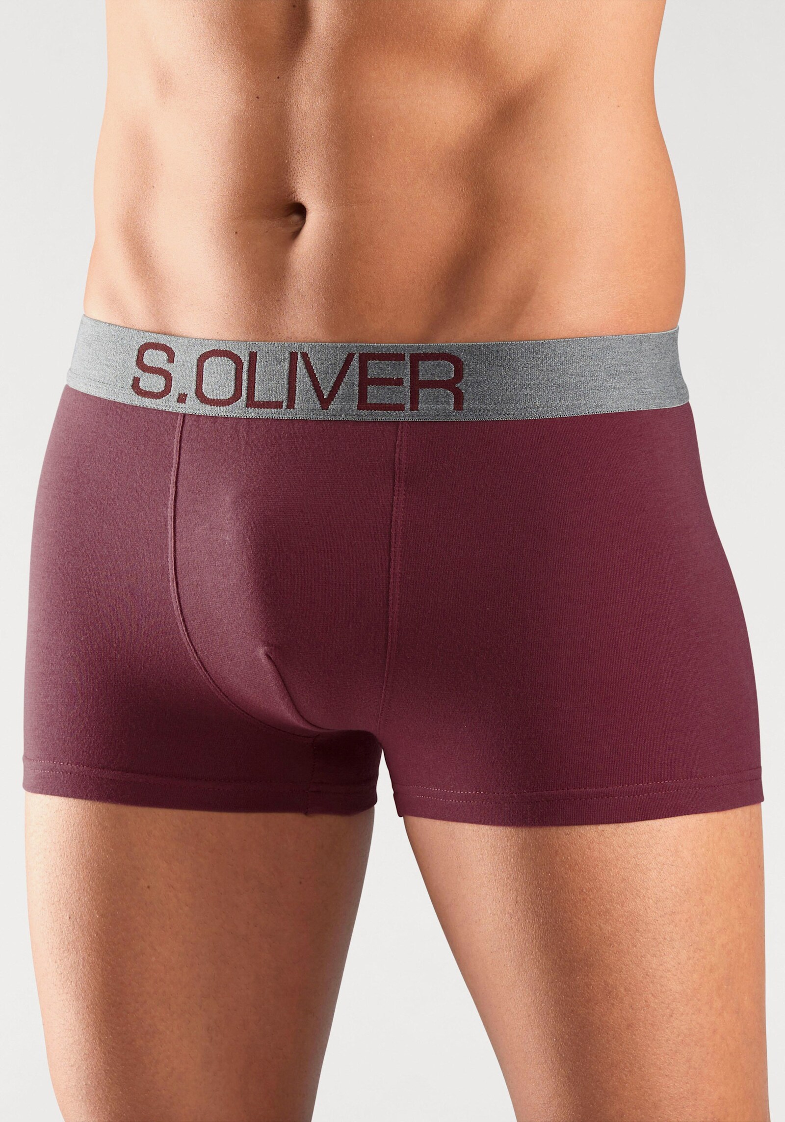 s.Oliver Boxer - bordeaux / marine / kaki / antraciet