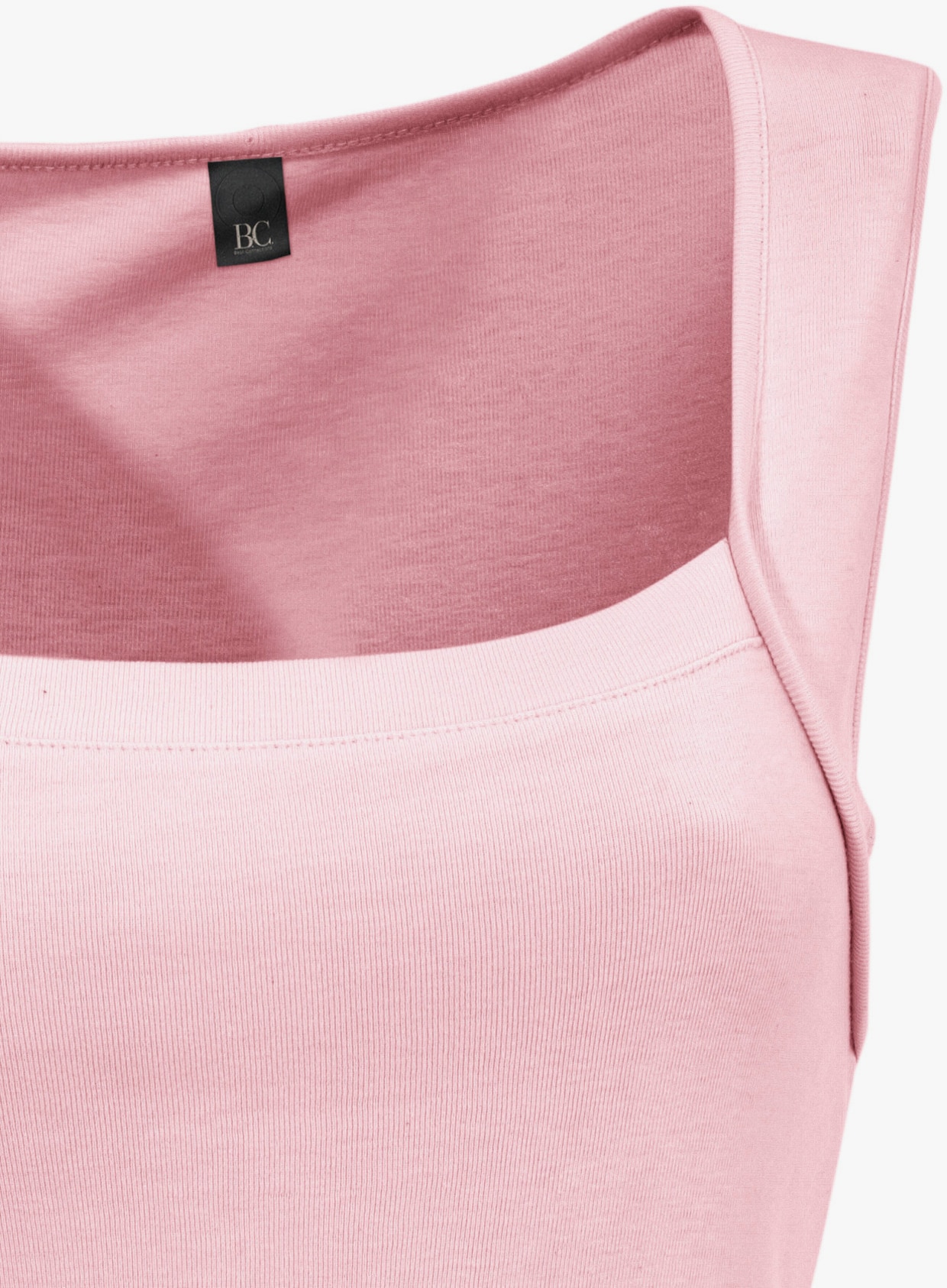 heine Top met vierkante hals - roze