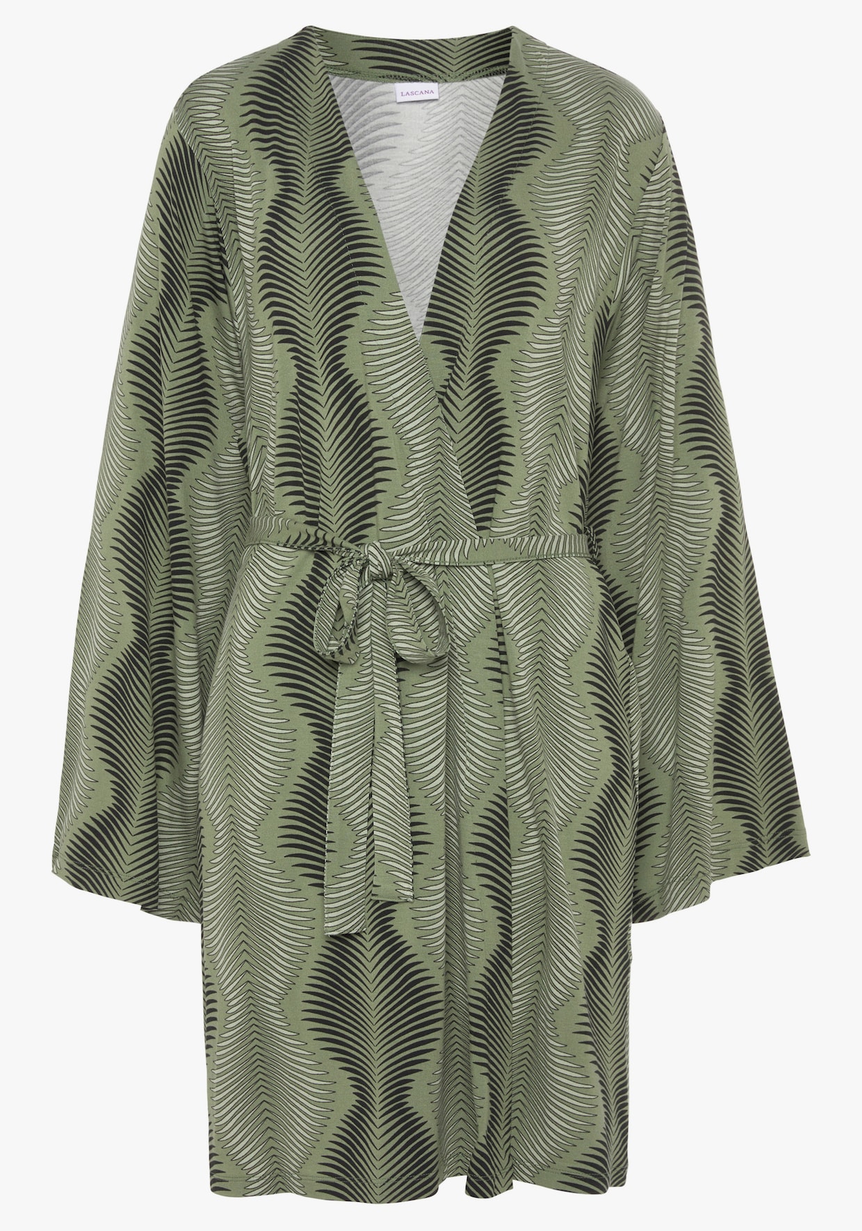 LASCANA Kimono - vert foncé imprimé