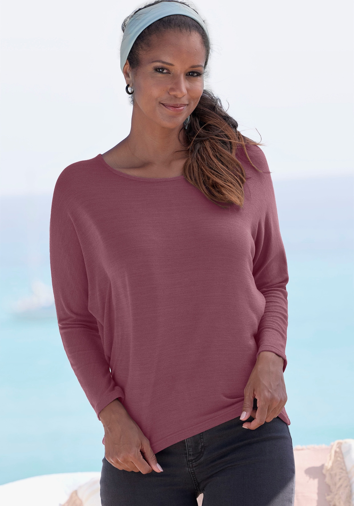 LASCANA Langarmshirt - berry
