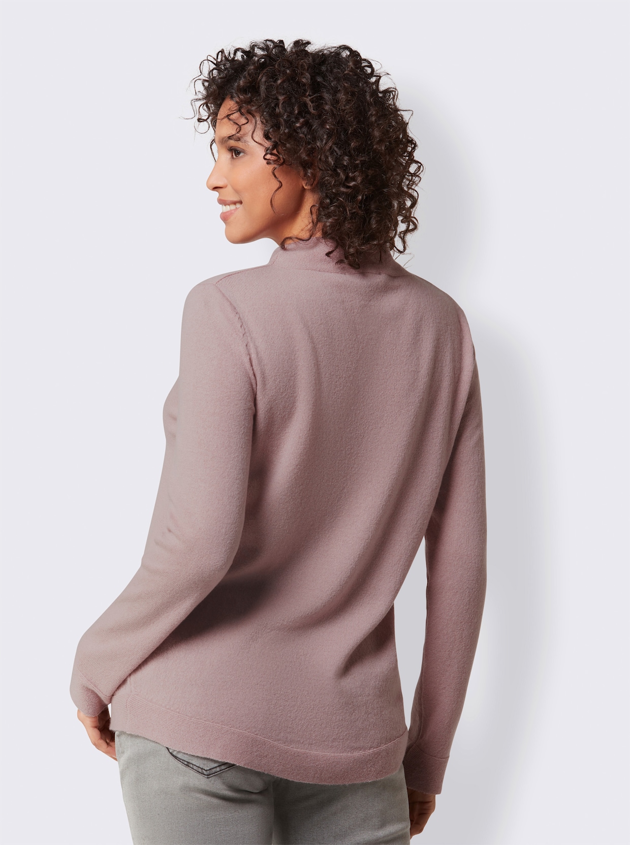 CREATION L PREMIUM Pullover van kasjmier - mauve