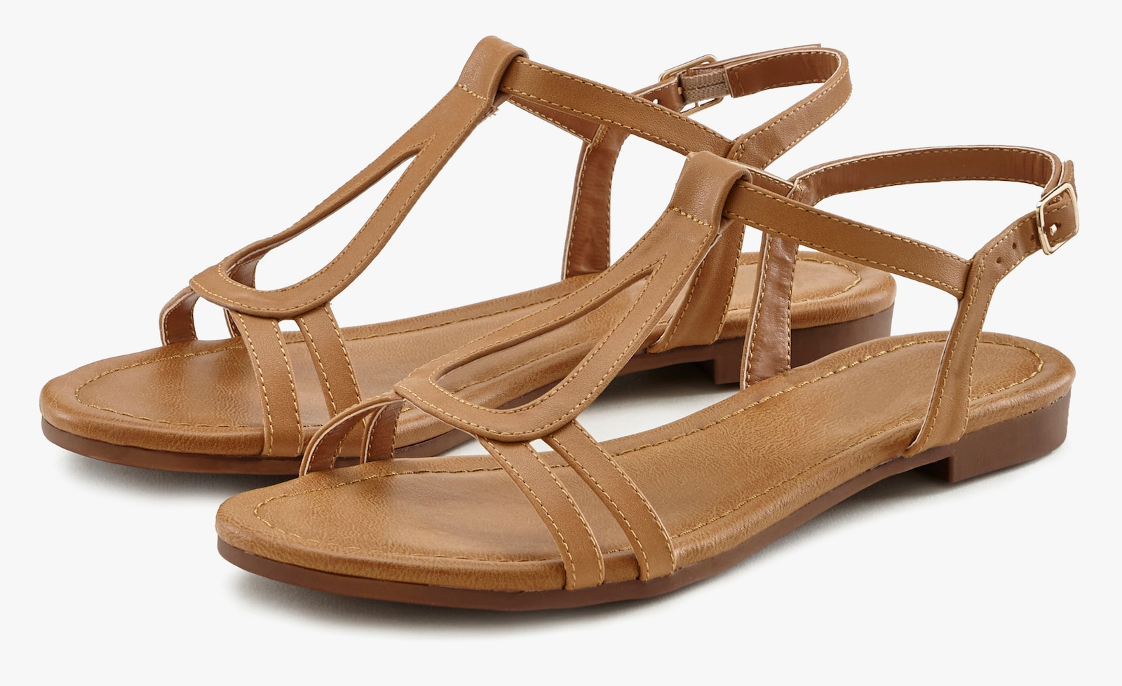 Vivance Sandale - camelfarben