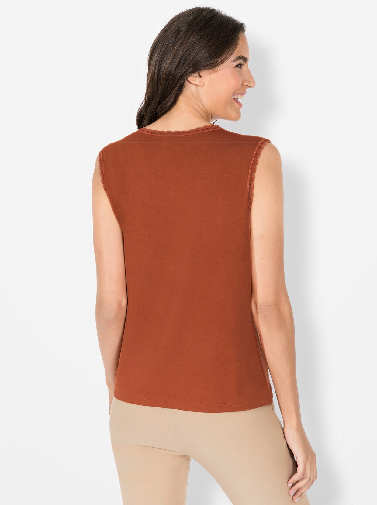Shirttop - rostrot