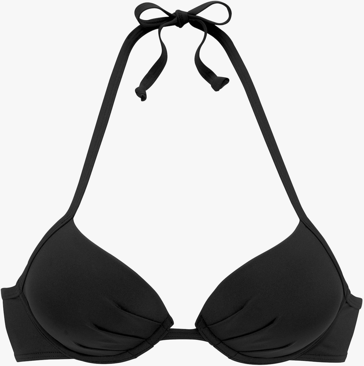 s.Oliver Haut de bikini push-up - noir