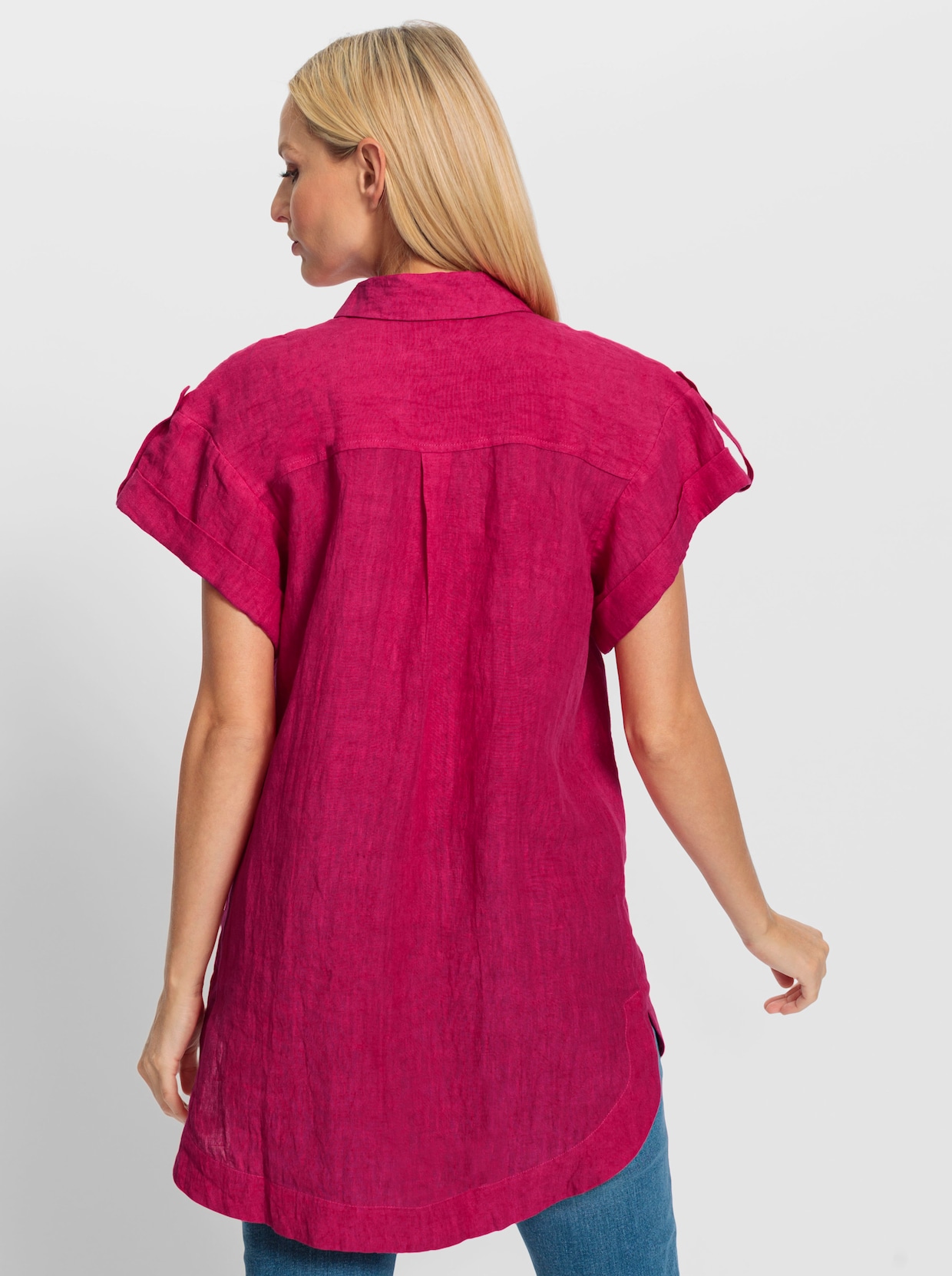 heine Linnen blouse - pink