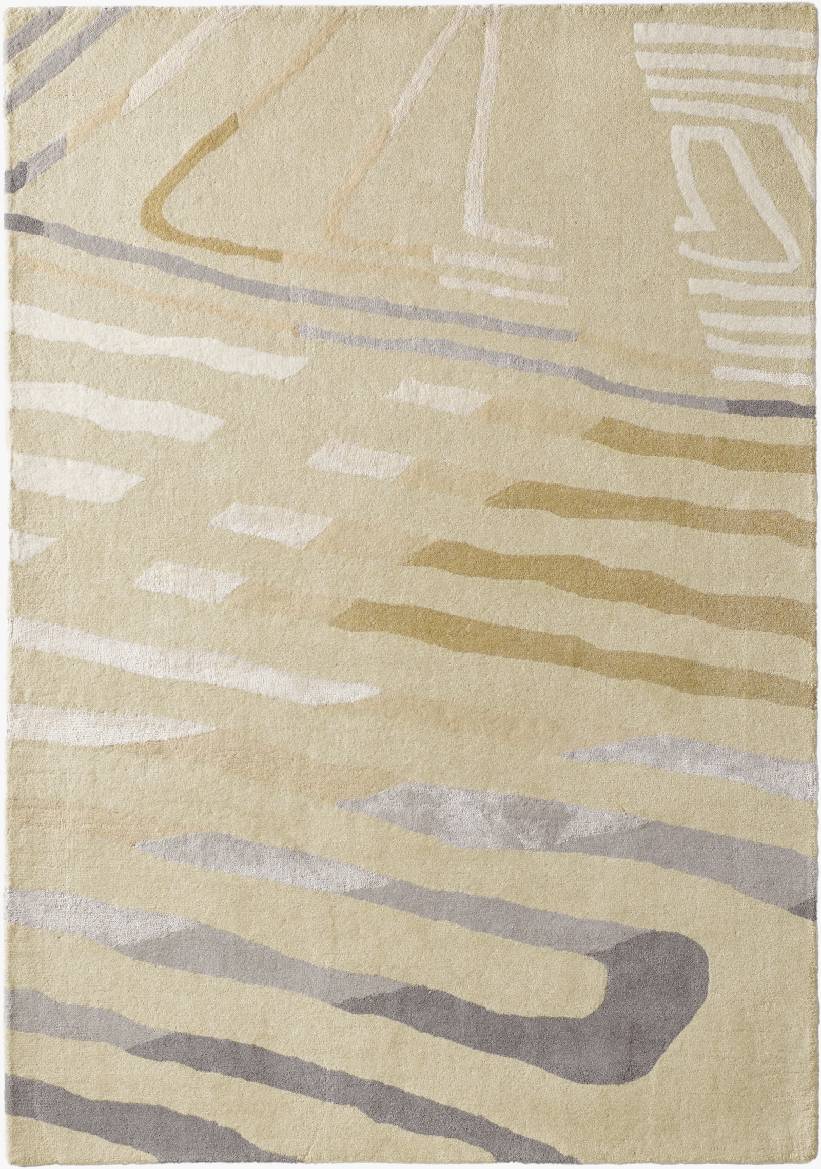 heine home Hochflorteppich - beige-grau