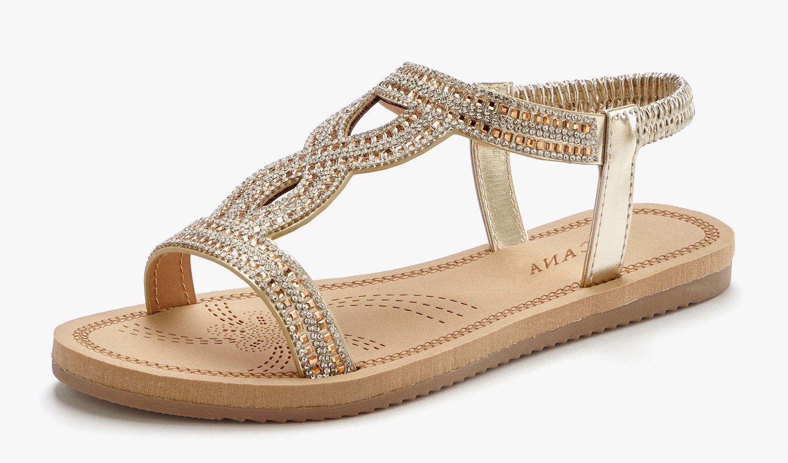 Vivance Sandale - goldfarben