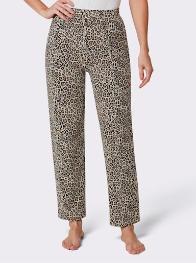 feel good Hose - sand-camel-bedruckt