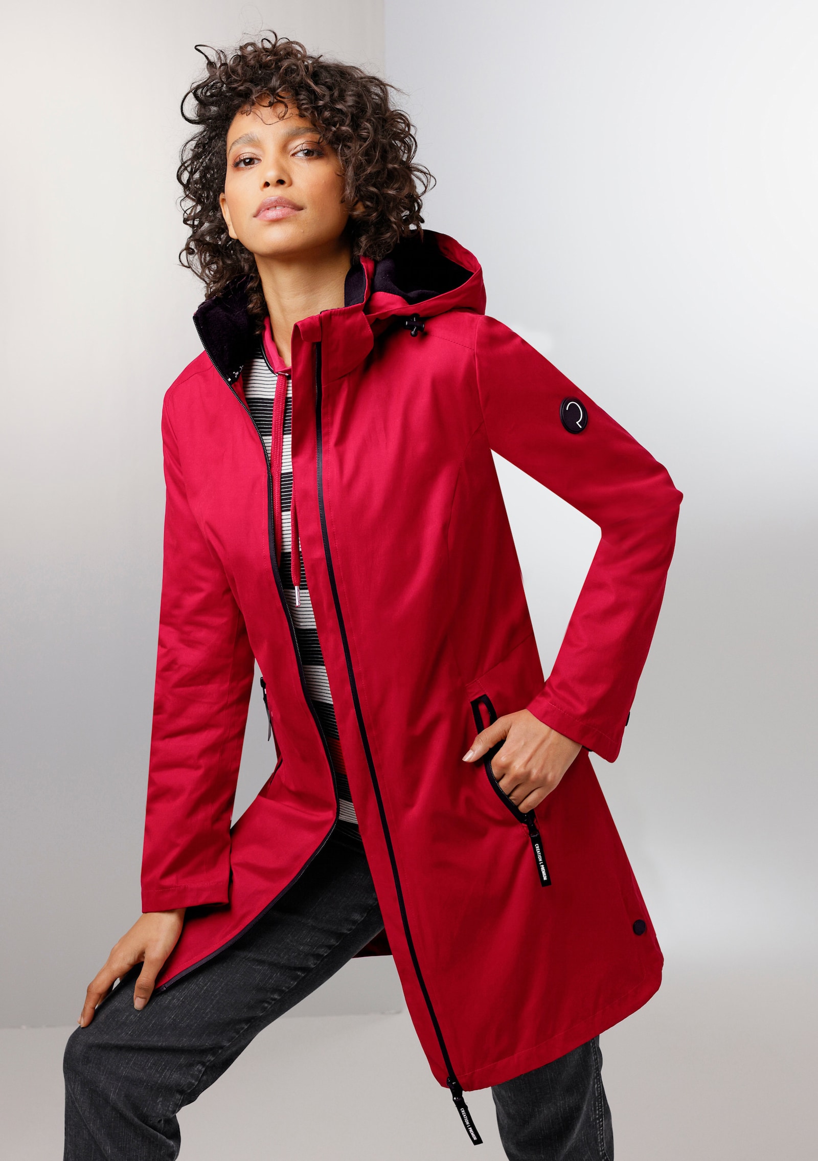 CREATION L PREMIUM Funktionsjacke mit Fleece-Futter - rot