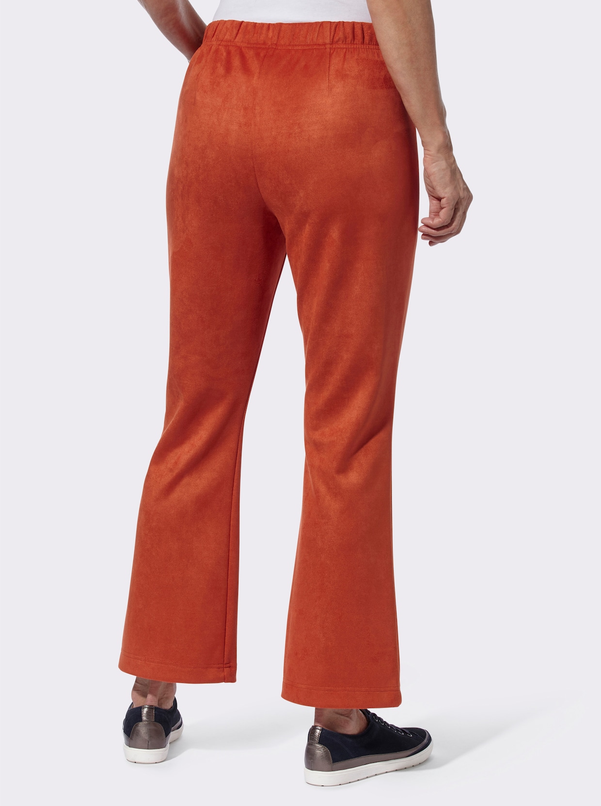 Bootcut broek - roestrood