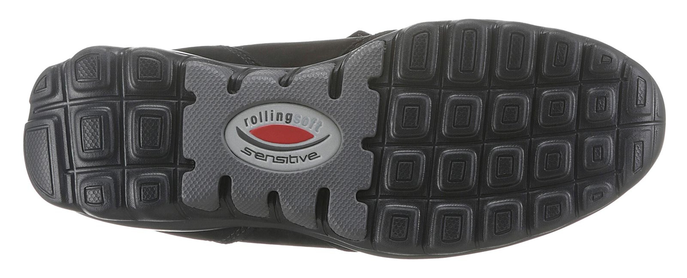 Gabor Rollingsoft Sneakers met sleehak in zwart | heine