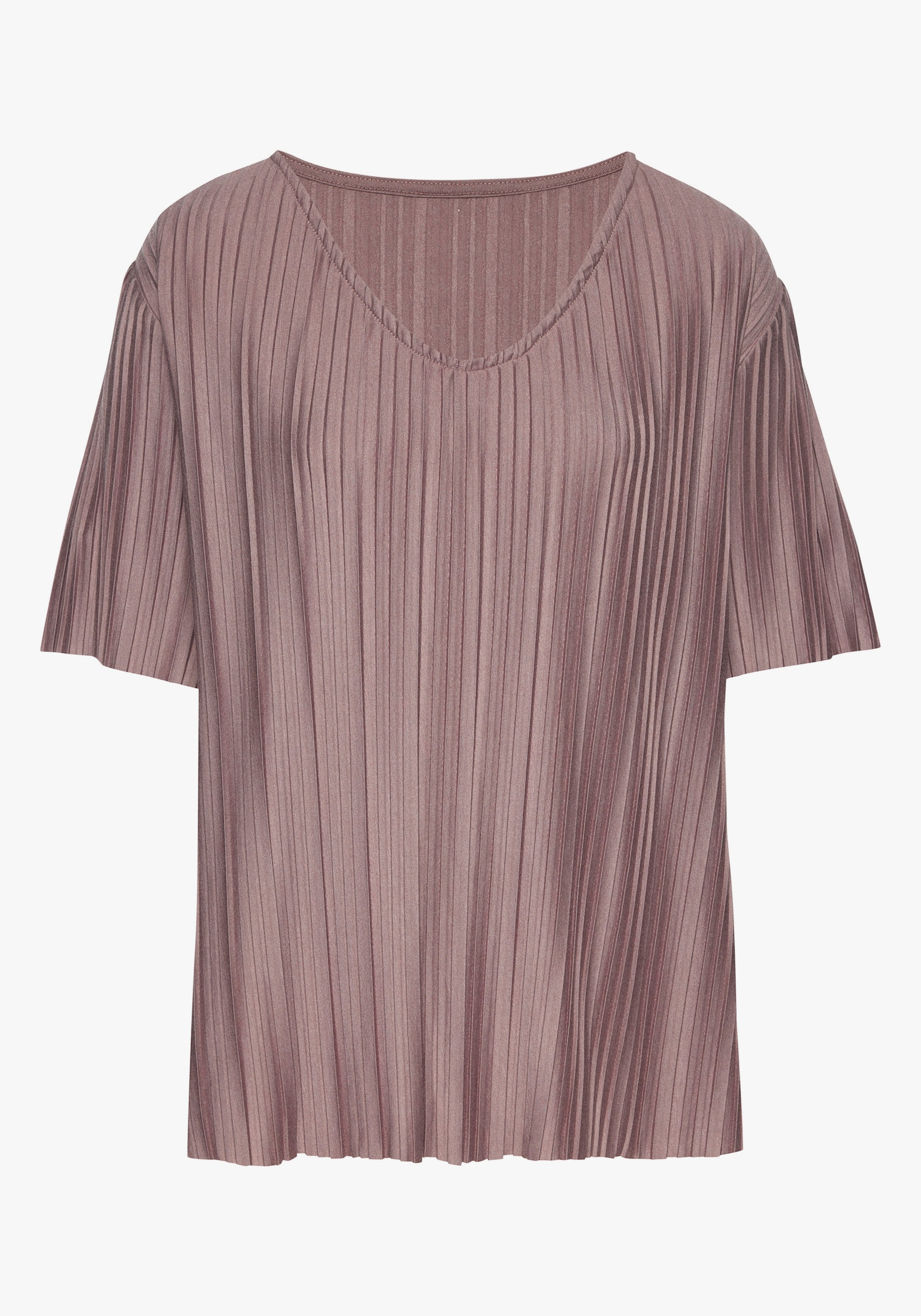 LASCANA Plisséshirt - taupe