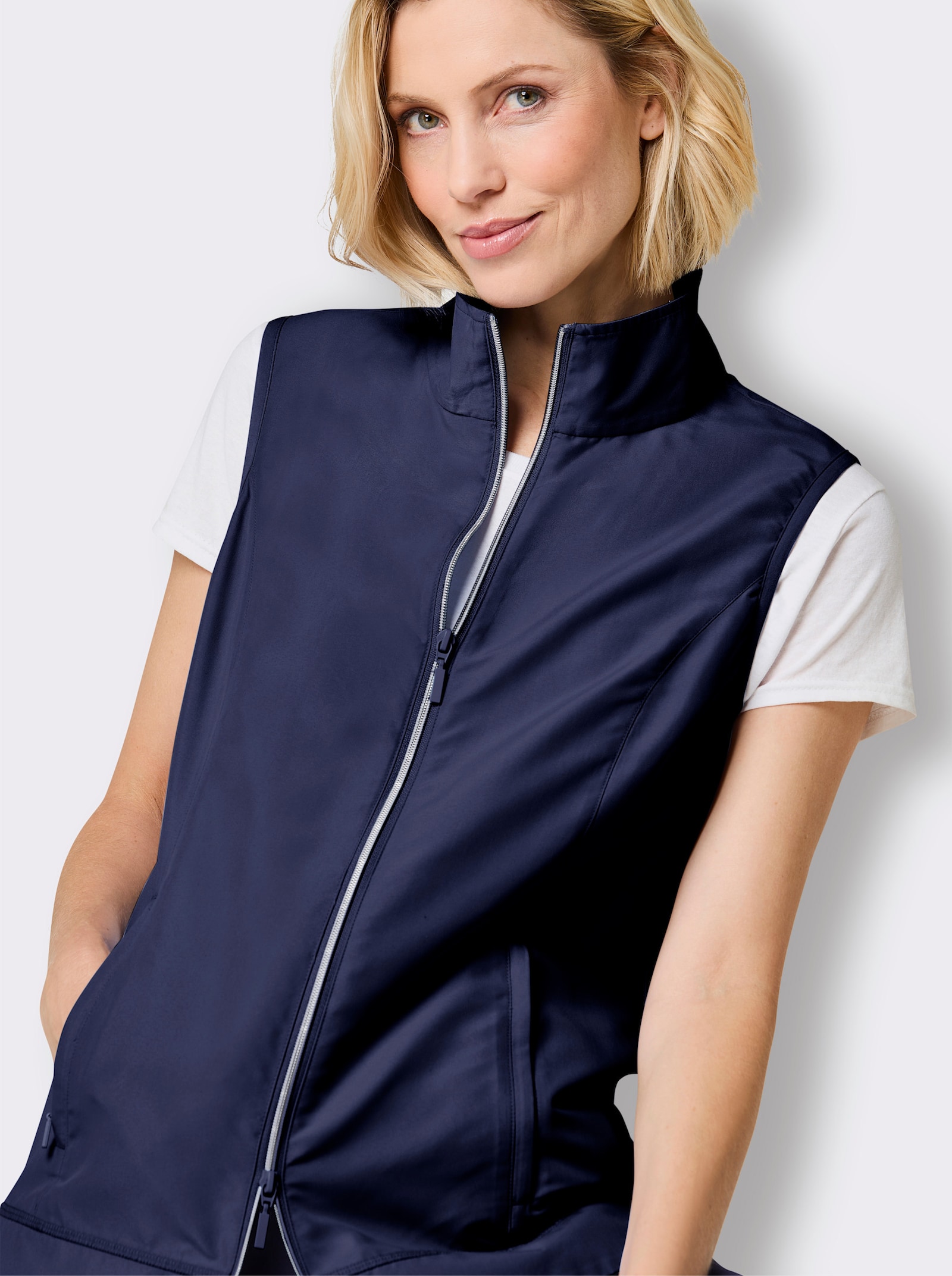 Catamaran Sports Funktionsweste mit 2-Wege-Reißverschluss - marine