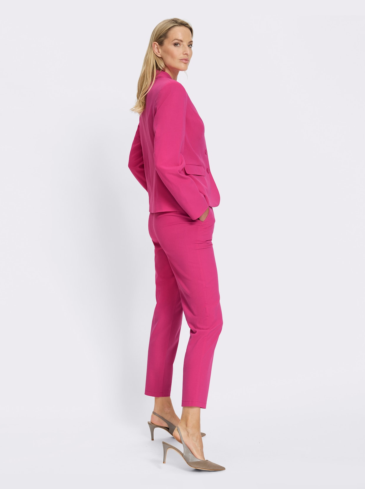 heine Hosenanzug in elastischer Qualität - fuchsia