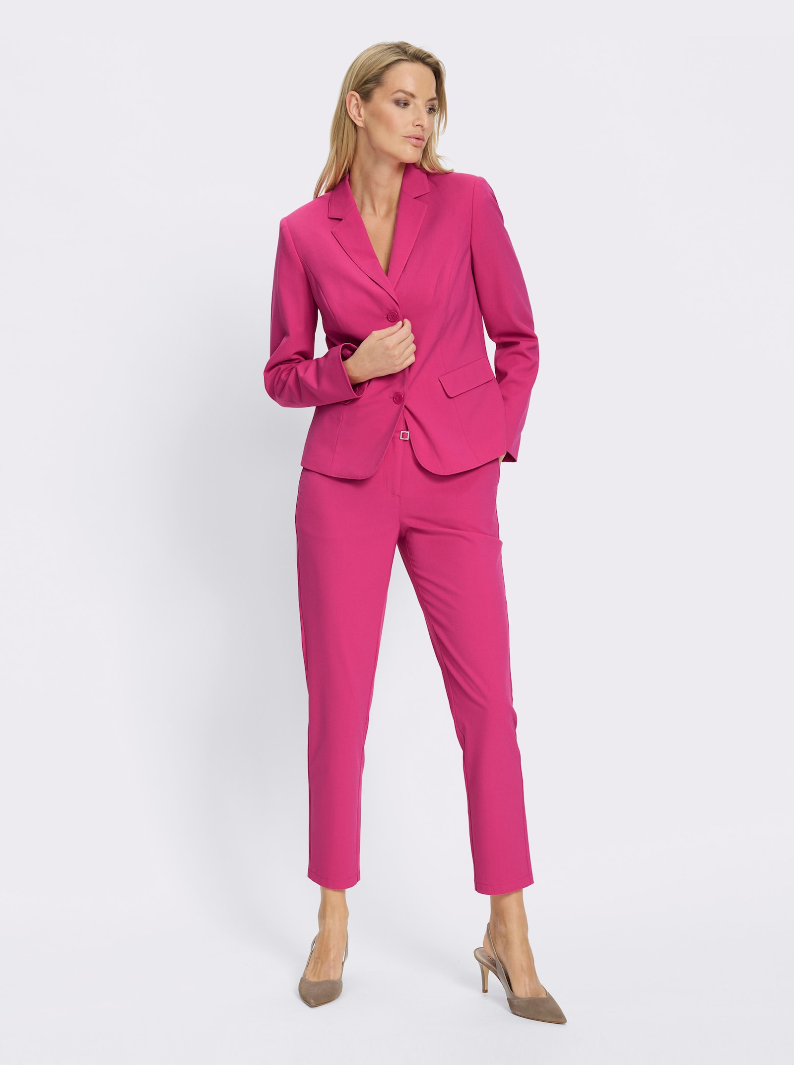 heine Hosenanzug in elastischer Qualität - fuchsia