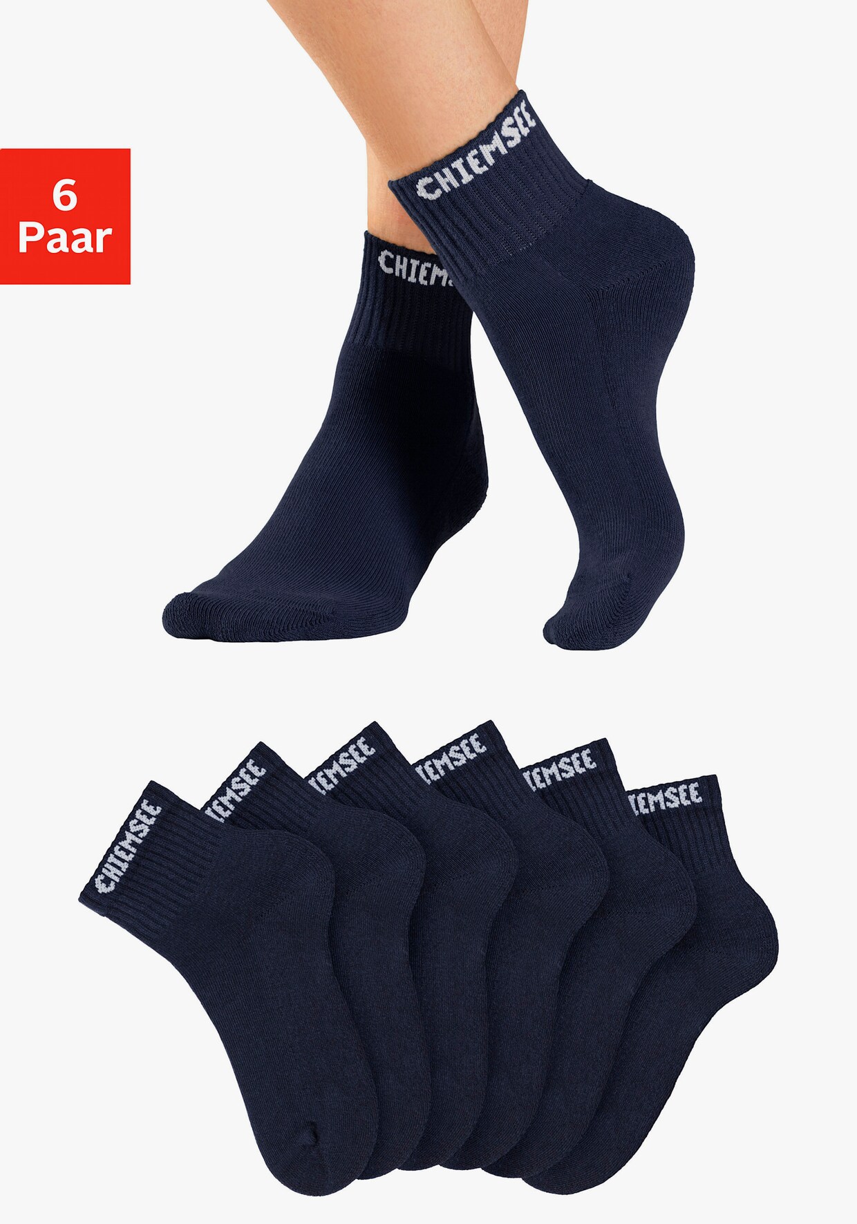 Chiemsee Kurzsocken - blau