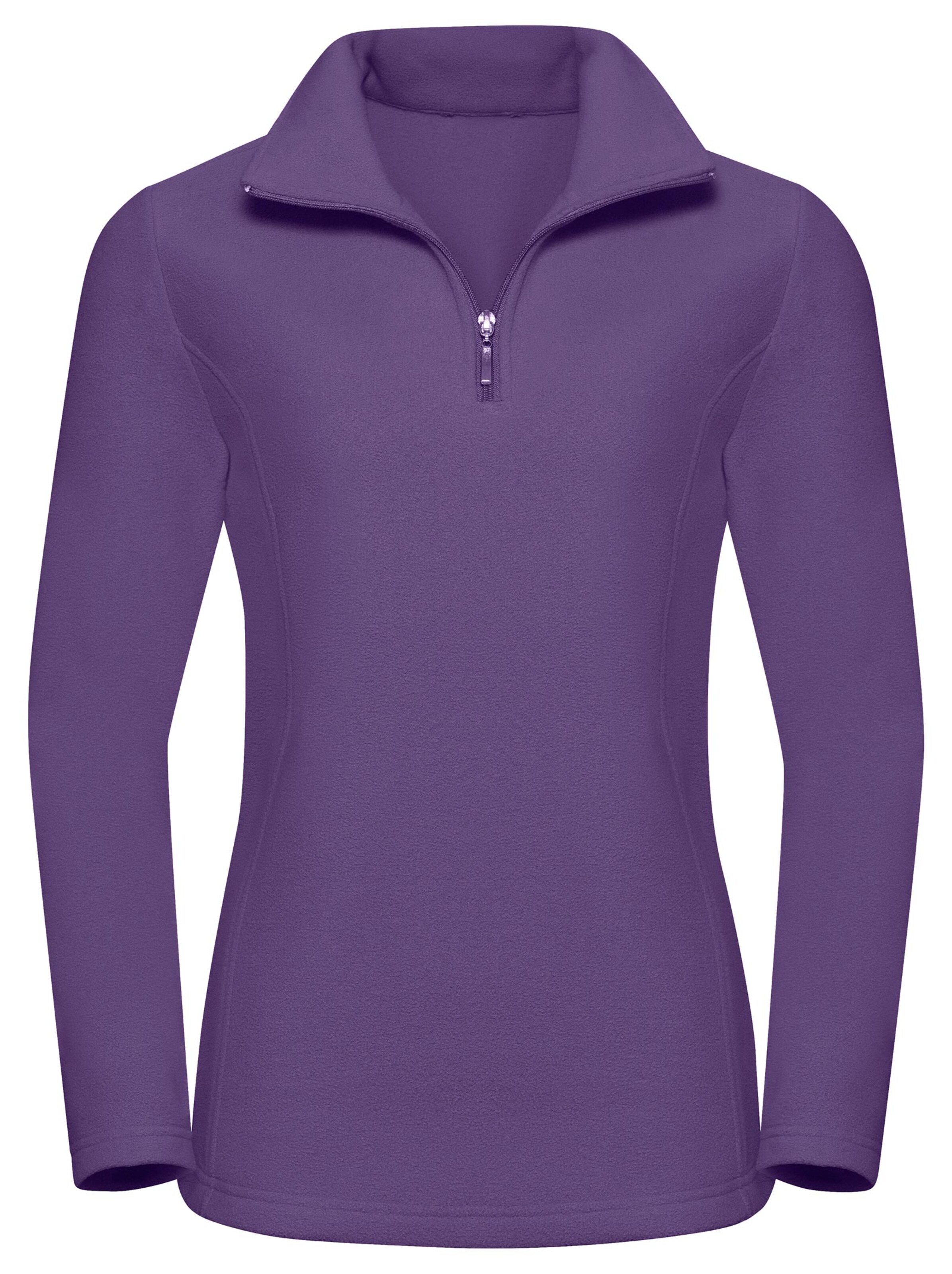 Fleece-Shirt - lila