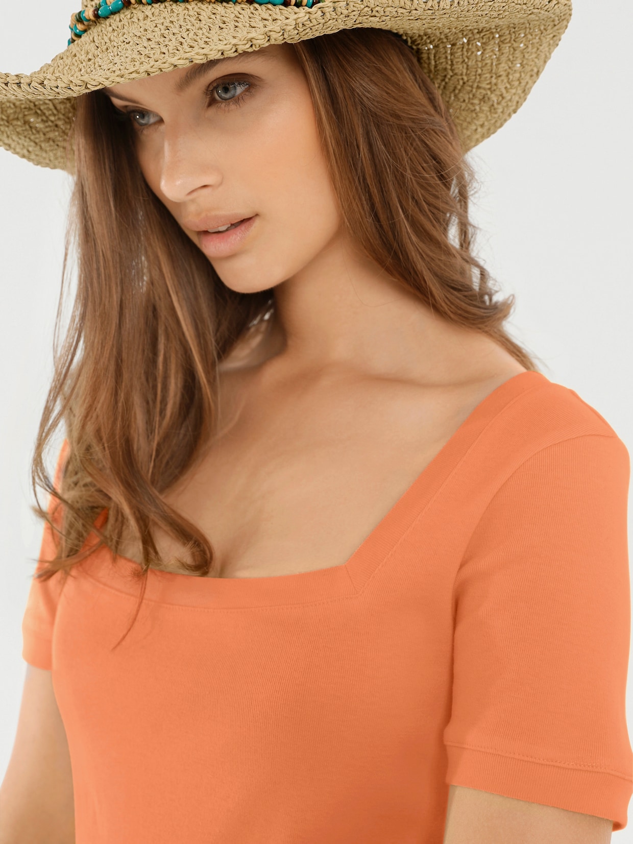 heine Carré-Shirt - orange
