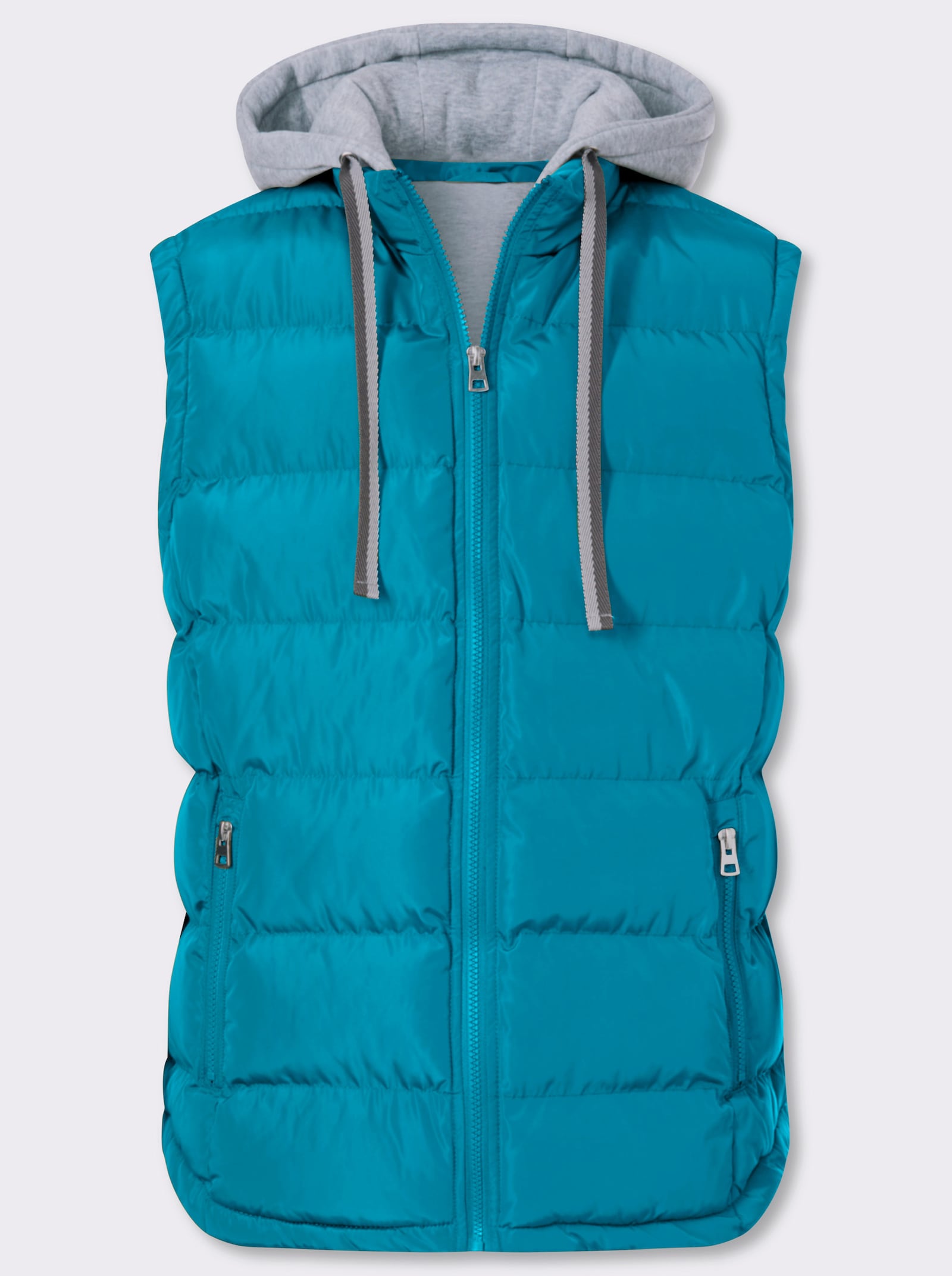 Marco Donati Steppweste mit Kapuze, abtrennbar - topas