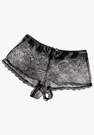 petite fleur gold Panty-Ouvert - schwarz