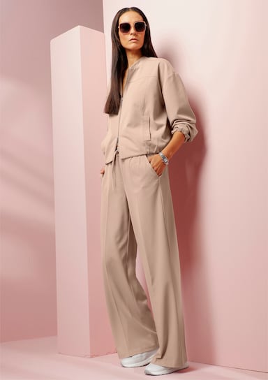 heine Hosenanzug mit Rundum-Dehnbund - sesam