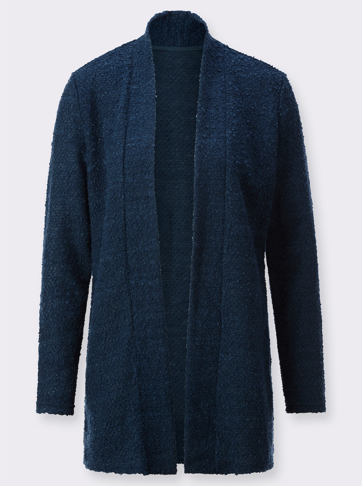 Strickjacke - dunkelblau-meliert