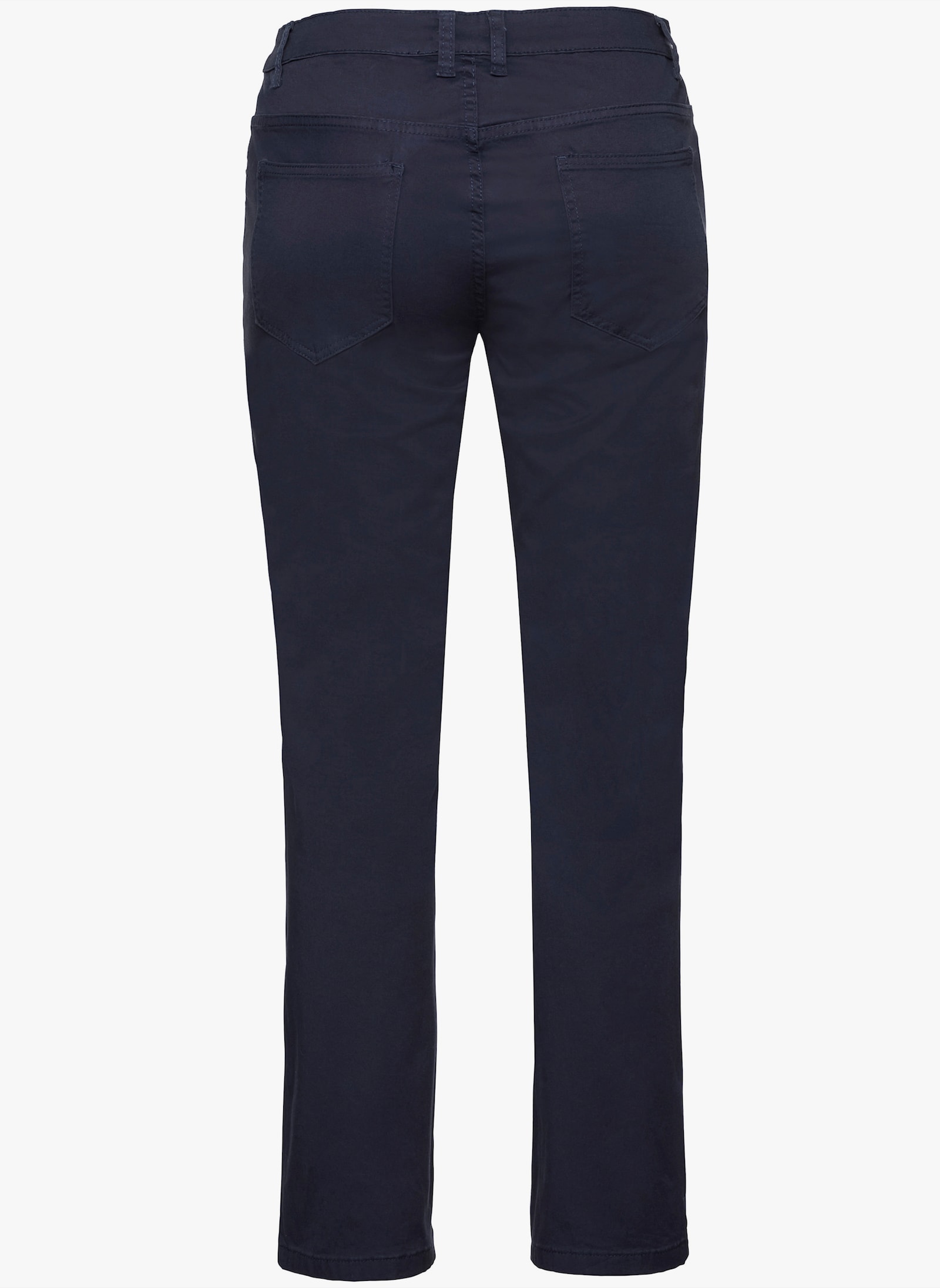 sheego Hose in gerader Form, aus Twill - marine