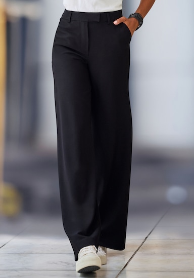 LASCANA Anzughose - schwarz