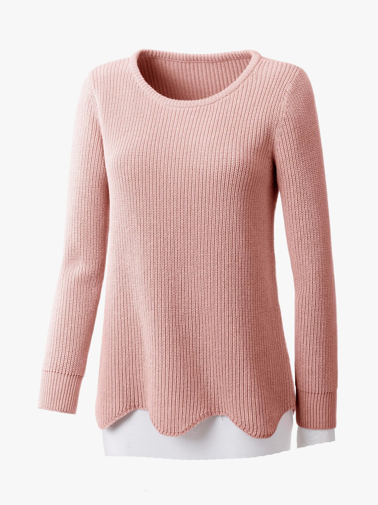 Tricotvest - roze