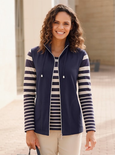 Gilet sweat - marine