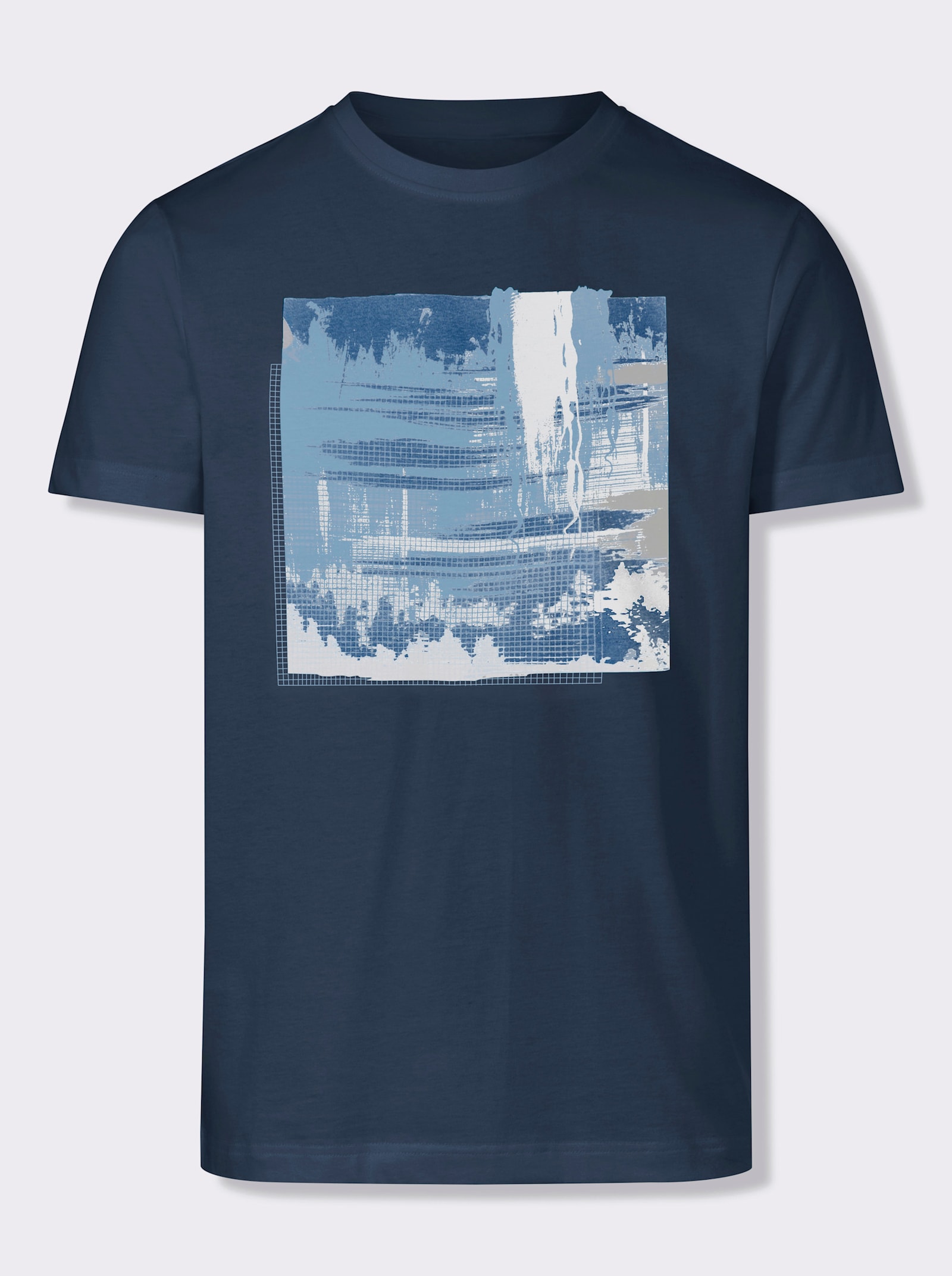 Catamaran T-Shirt mit Front-Print - dunkelblau-bedruckt