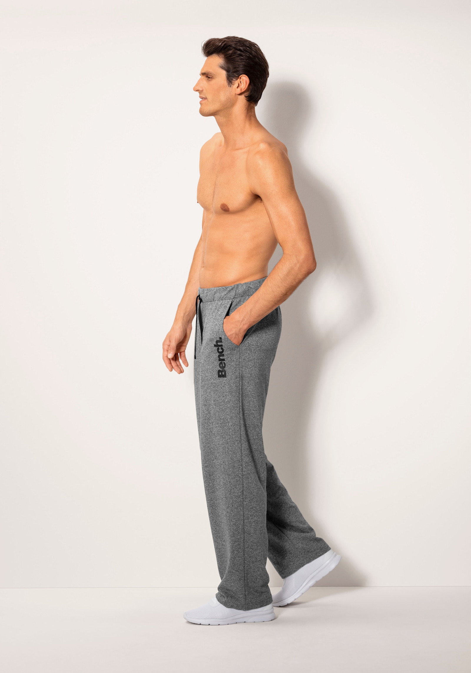 Bench. Loungewear Relaxhose - grau-meliert