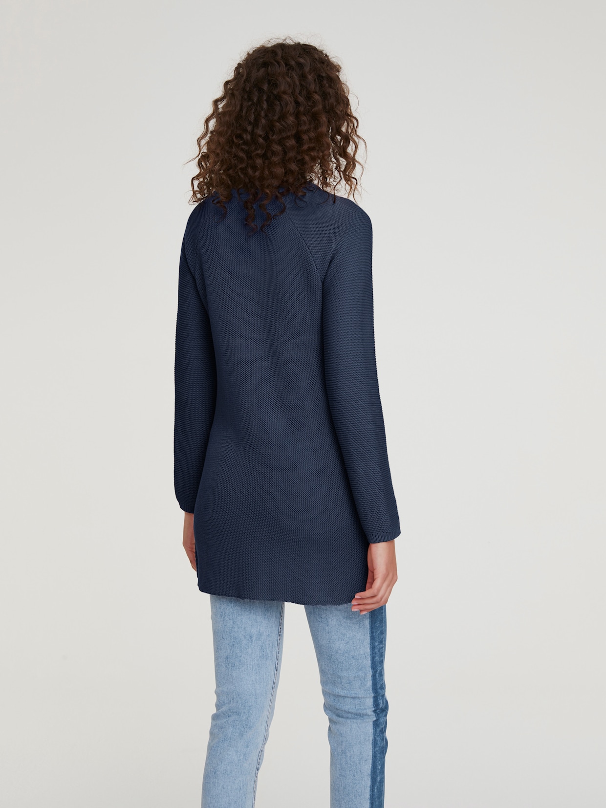 heine veste en tricot - bleu nuit
